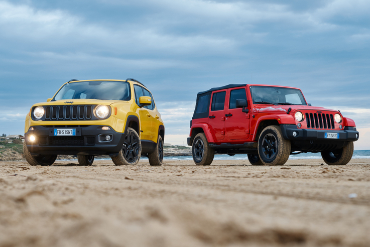 Jeep Wrangler i Renegade