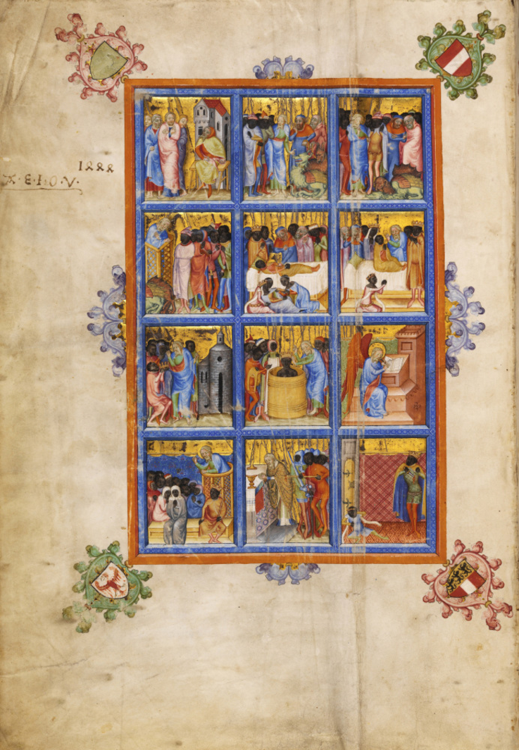 Fot. 3 Evangeliar des Johannes von Troppau, Handschrift, 1368  © Österreichische Nationalbibliothek