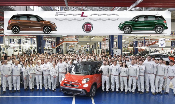 500 000. egzemplarz Fiata 500L wyjeżdża z linii produkcyjnej