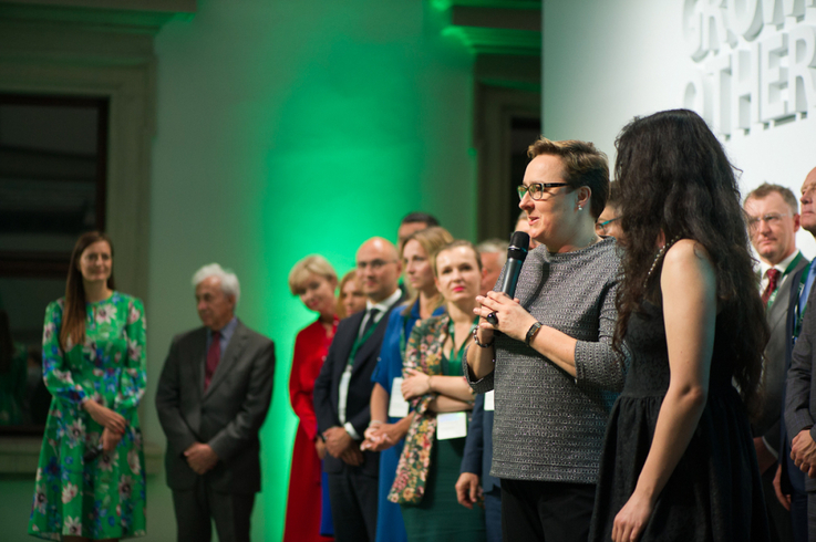 Dominika Bettman, Prezes Siemens oraz Mentorka EmpowerPL, ze swoją Mentee, Dalią Galą
