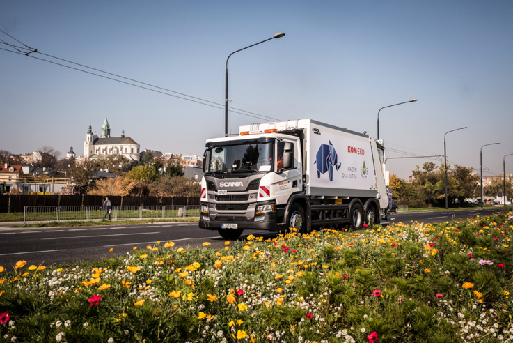 Śmieciarki Scania CNG dla Kom-Eko