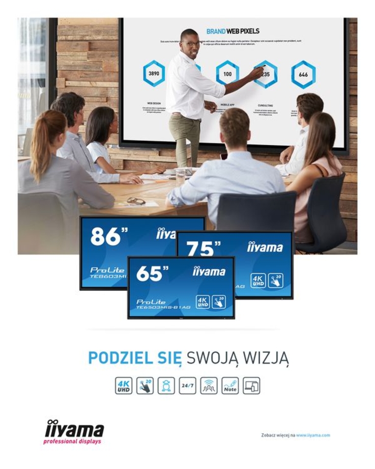 iiyama ekrany z serii 03. Podziel się swoją wizją