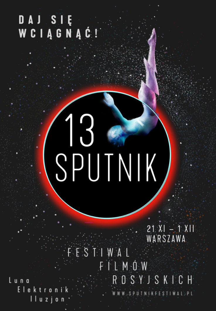 13. Festiwal Filmów Rosyjskich „Sputnik nad Polską - grafika