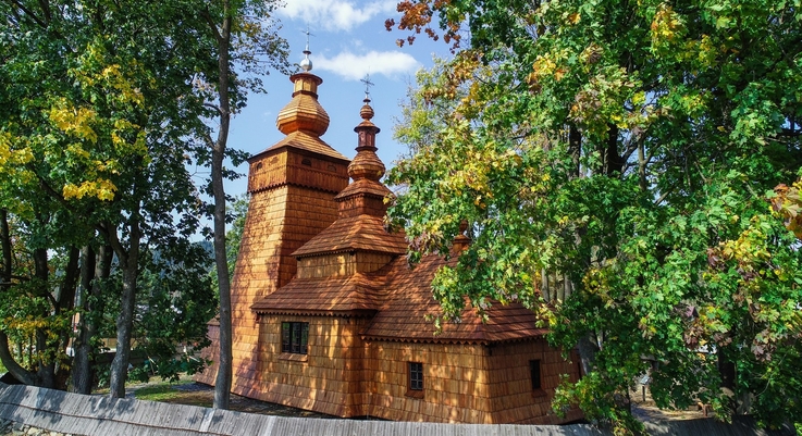 Związek Gmin Krynicko-Popradzkich w Muszynie/Cerkiew w Powroźniku, fot. M. Obidowski