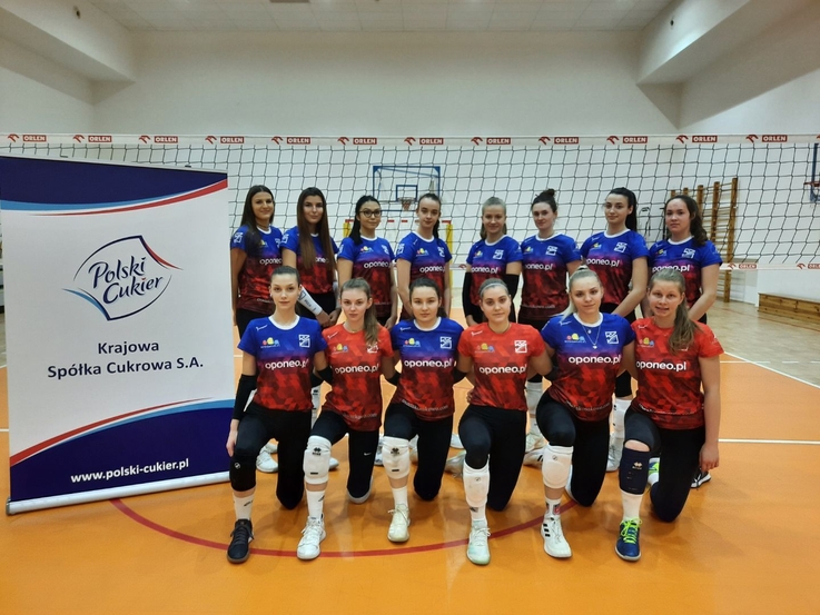 Zespół KS Pałac Bydgoszcz juniorki - zajmują obecnie I miejsce w Polski Cukier Lidze w rozgrywkach o mistrzostwo województwa