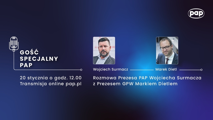 "Gość specjalny PAP". Rozmowa z prezesem GPW Markiem Dietlem.