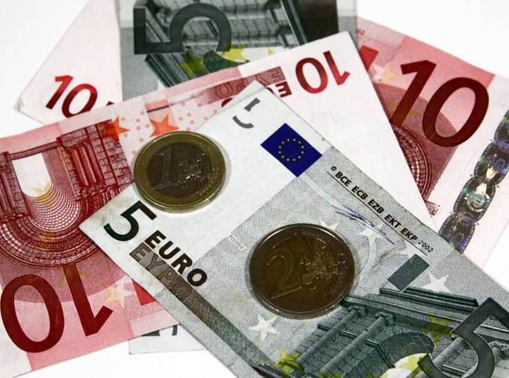 
								Pieniądze - euro i złotówki
							