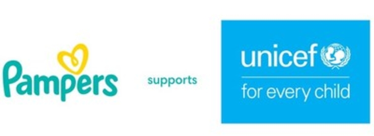 Pampers i UNICEF - logo