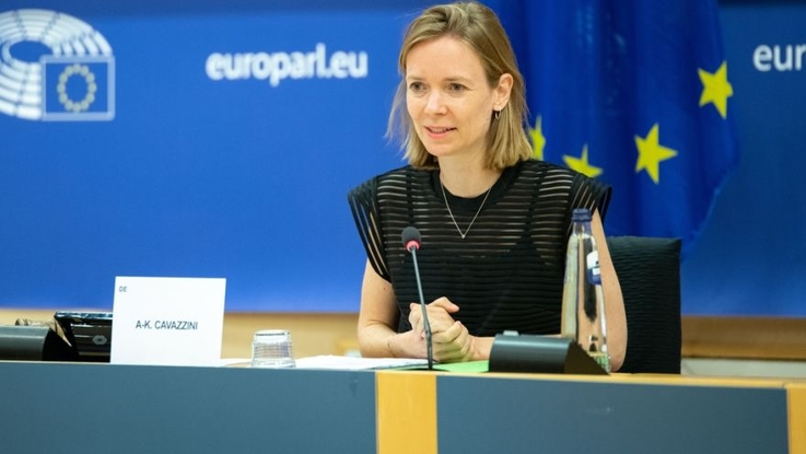 Anna Cavazzini, przewodnicząca komisji rynku wewnętrznego i ochrony konsumentów PE; © European Union 2020 - Source : EP