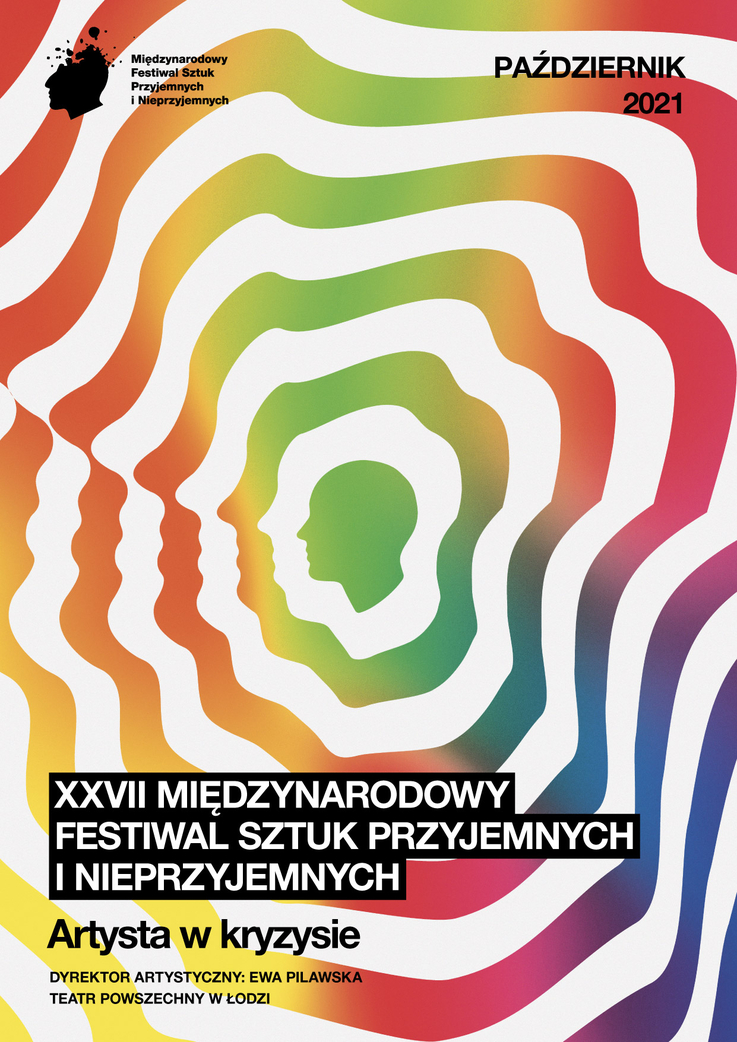 Festiwal Sztuk Przyjemnych i Nieprzyjemnych - plakat