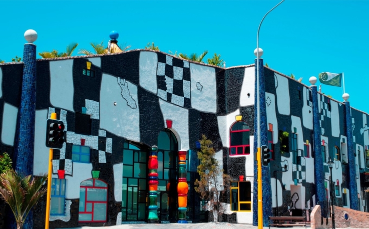 Hundertwasser Art Centre Whangrei NZ © Hundertwasser Art Centre Foto Tessa Paton