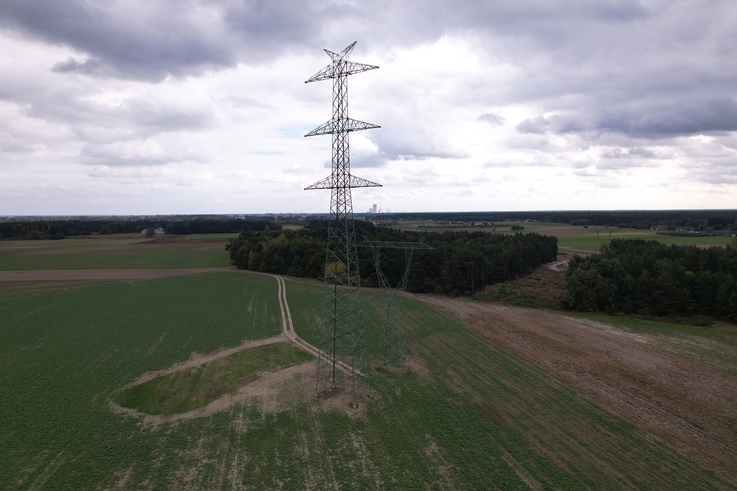 PSE - Budowa nowej linii 400 kV Kozienice-Miłosna (1)