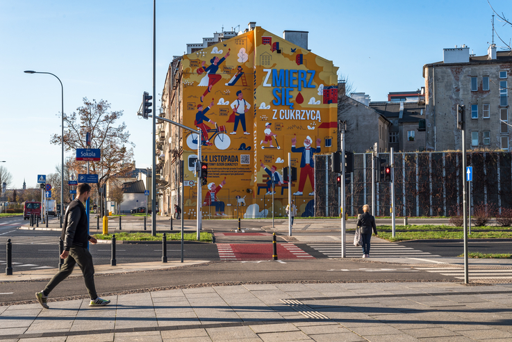 Roche/Michał Dziurkowski - mural