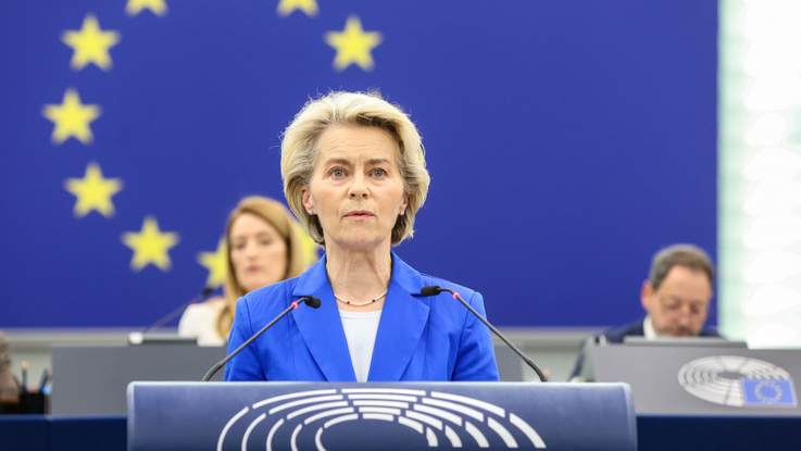 Europa stoi u boku Izraela w tym mrocznym okresie – podkreśliła Ursula von der Leyen; fot. © European Union 2023 - Source : EP