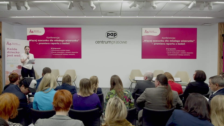 Konferencja prasowa pt. „Więcej szacunku dla młodego wizerunku – premiera raportu z badań”