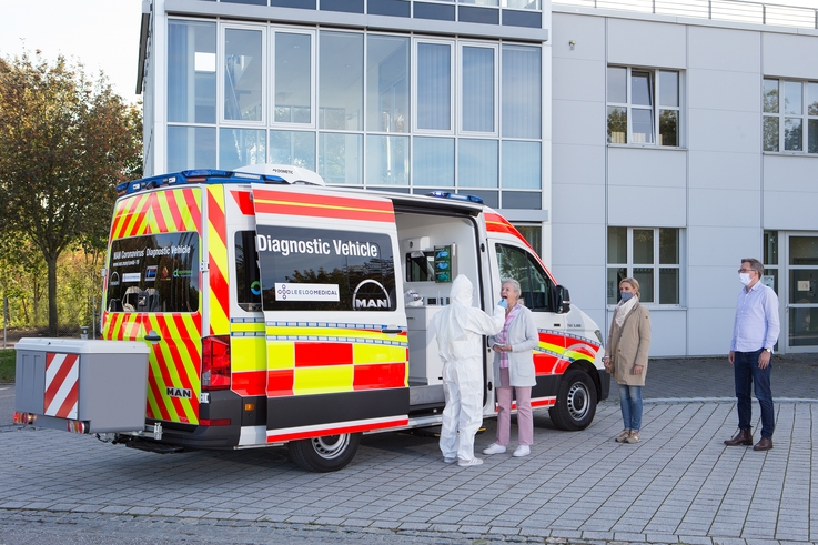 MAN Truck & Bus Polska sp. z o.o./MAN TGE - pojazd diagnostyczny do wykonywania testów koronawirusa (1)