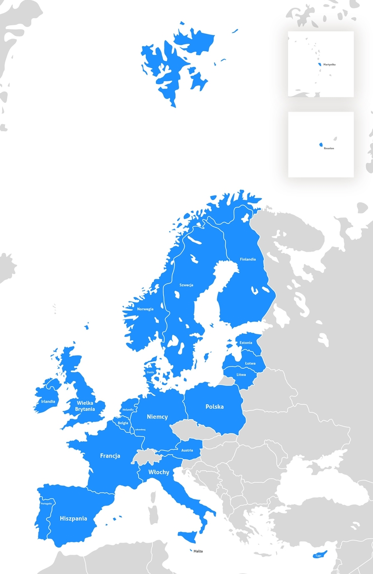 Currency One/Mapka SEPA Instant