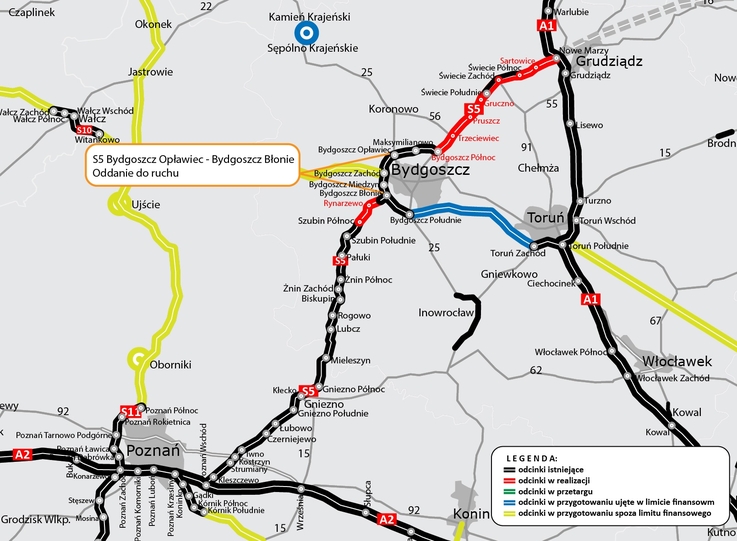 GDDKiA - S5 Bydgoszcz Opławiec - Bydgoszcz Błonie