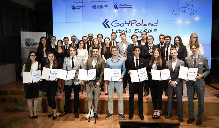 Fundacja GPW - laureaci Letniej Szkoły Go4Poland