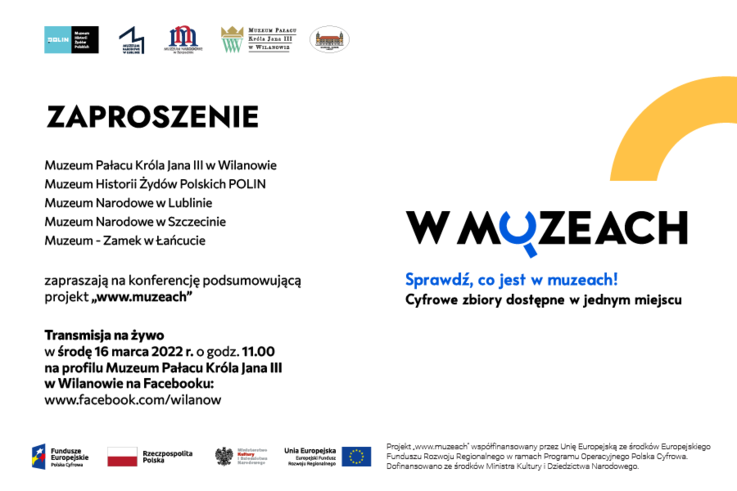 Muzeum Pałacu Króla Jana III w Wilanowie - zaproszenie