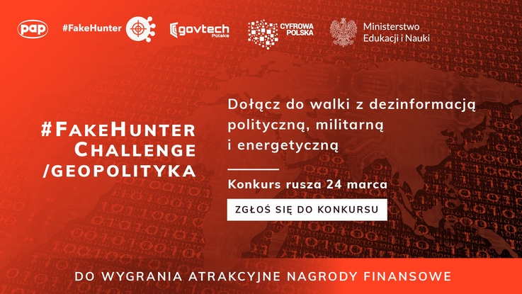 PAP - #FakeHunter Challenge/Geopolityka, grafika