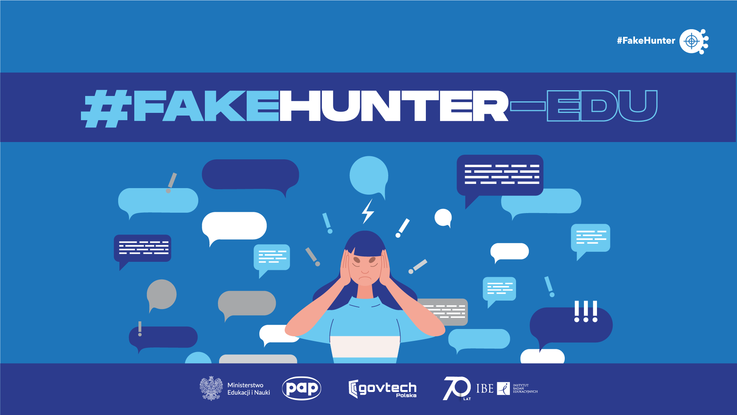 PAP MediaRoom - #FakeHunter-Edu, grafika