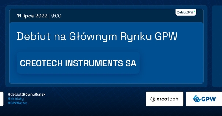 GPW/Creotech Instruments - grafika