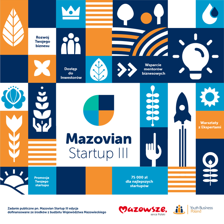 Fundacja Inkubator Technologiczny - Mazovian Startup, grafika