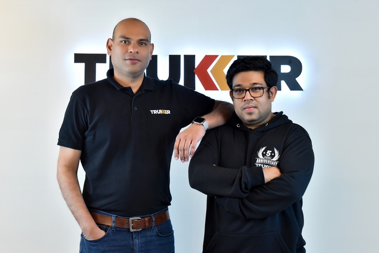 TruKKer/ Współzałożyciele TruKKer: Pradeep Mallavarapu, CTO (po lewej) i Gaurav Biswas, CEO (po prawej)