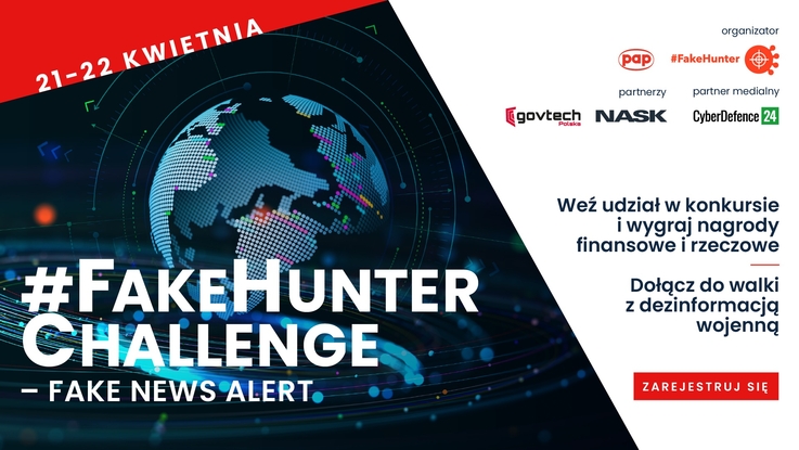 FakeHunter Challenge – Fake News Alert - grafika